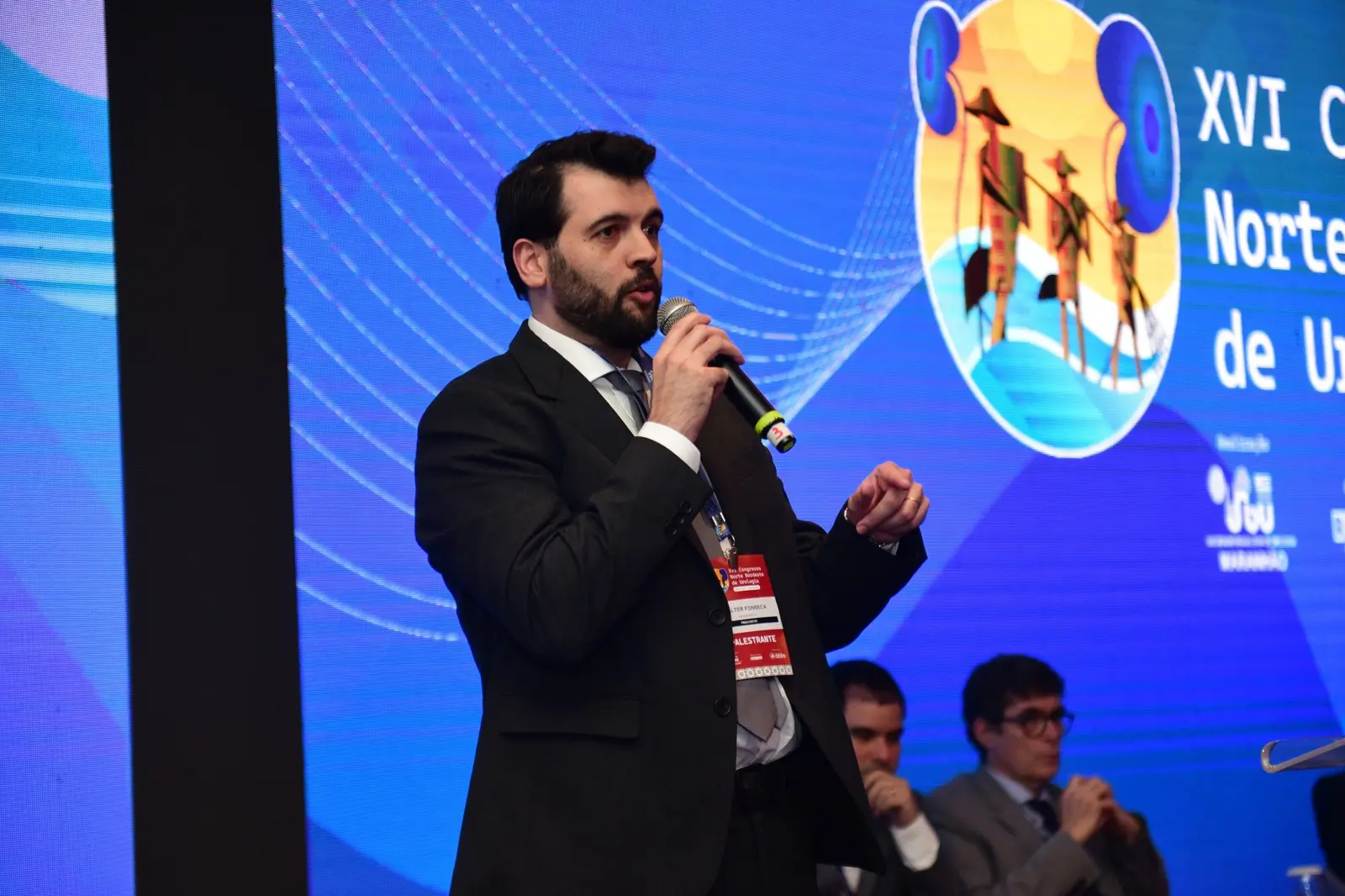 Dr. Walter Fonseca palestrando no XVI Congresso Norte Nordeste de Urologia