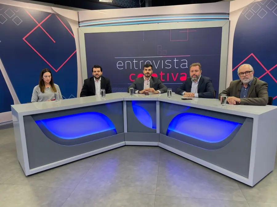 Dr. Walter Fonseca em entrevista de TV, programa Entrevista Coletiva